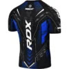 Rash Guard Kompresivna majica RDX IMMAF Plava - Slika 3