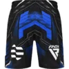 MMA No GI RDX IMMAF Šorts Plavi - Slika 5