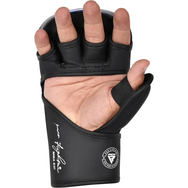 MMA Rukavice za sparing RDX IMMAF Plave - Image 4