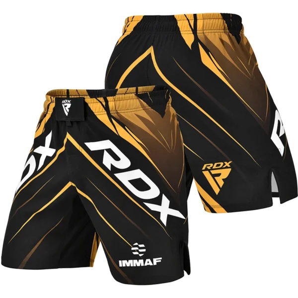 MMA No GI RDX IMMAF Šorts Zlatni