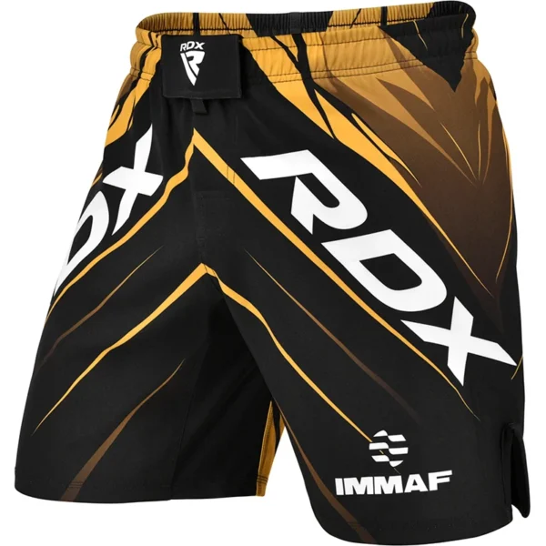 MMA No GI RDX IMMAF Šorts Zlatni - Image 2