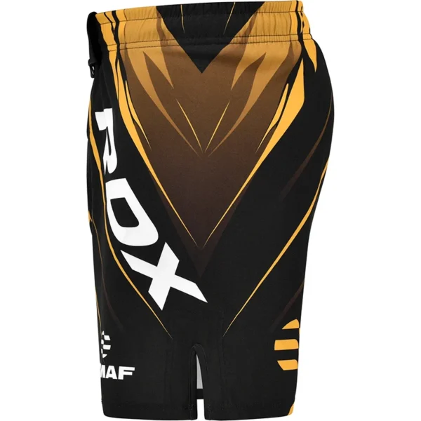 MMA No GI RDX IMMAF Šorts Zlatni - Image 3
