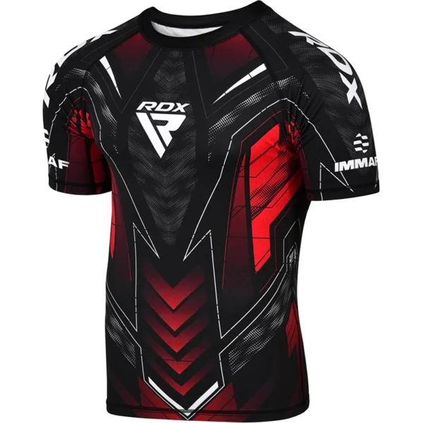 Rash Guard Kompresivna majica RDX IMMAF Crvena - Image 2