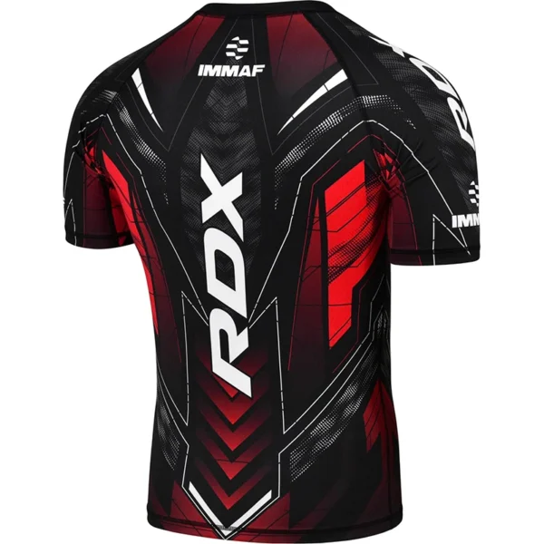 Rash Guard Kompresivna majica RDX IMMAF Crvena - Image 3