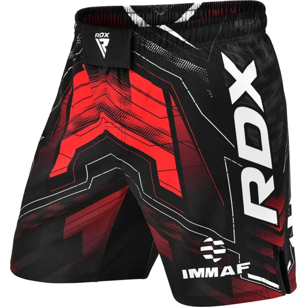 MMA No GI RDX IMMAF Šorts Crveni - Image 2
