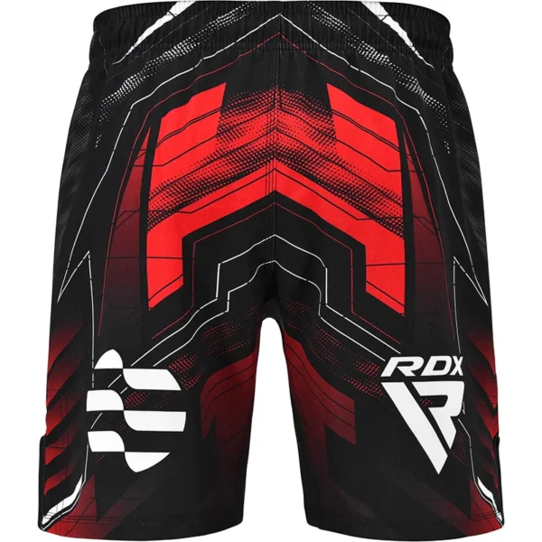 MMA No GI RDX IMMAF Šorts Crveni - Image 3