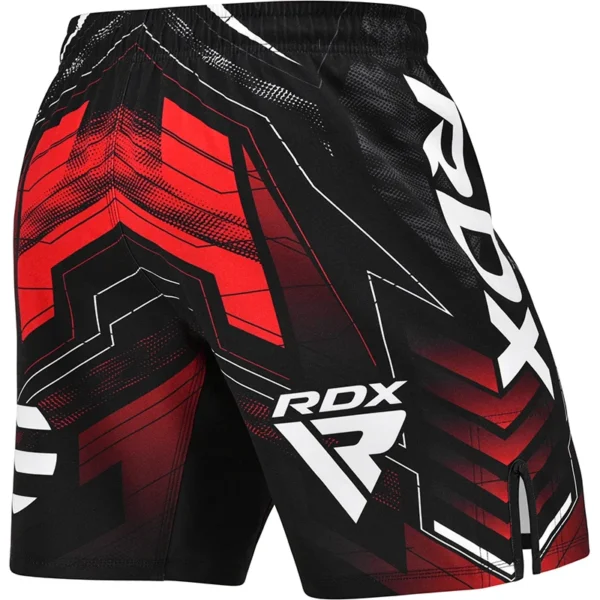 MMA No GI RDX IMMAF Šorts Crveni - Image 4