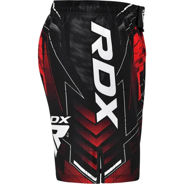 MMA No GI RDX IMMAF Šorts Crveni - Image 5