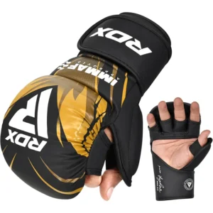 MMA Rukavice za sparing RDX IMMAF Zlatne