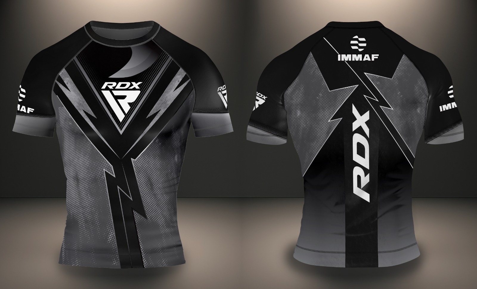 Rash Guard Kompresivna majica RDX IMMAF Black