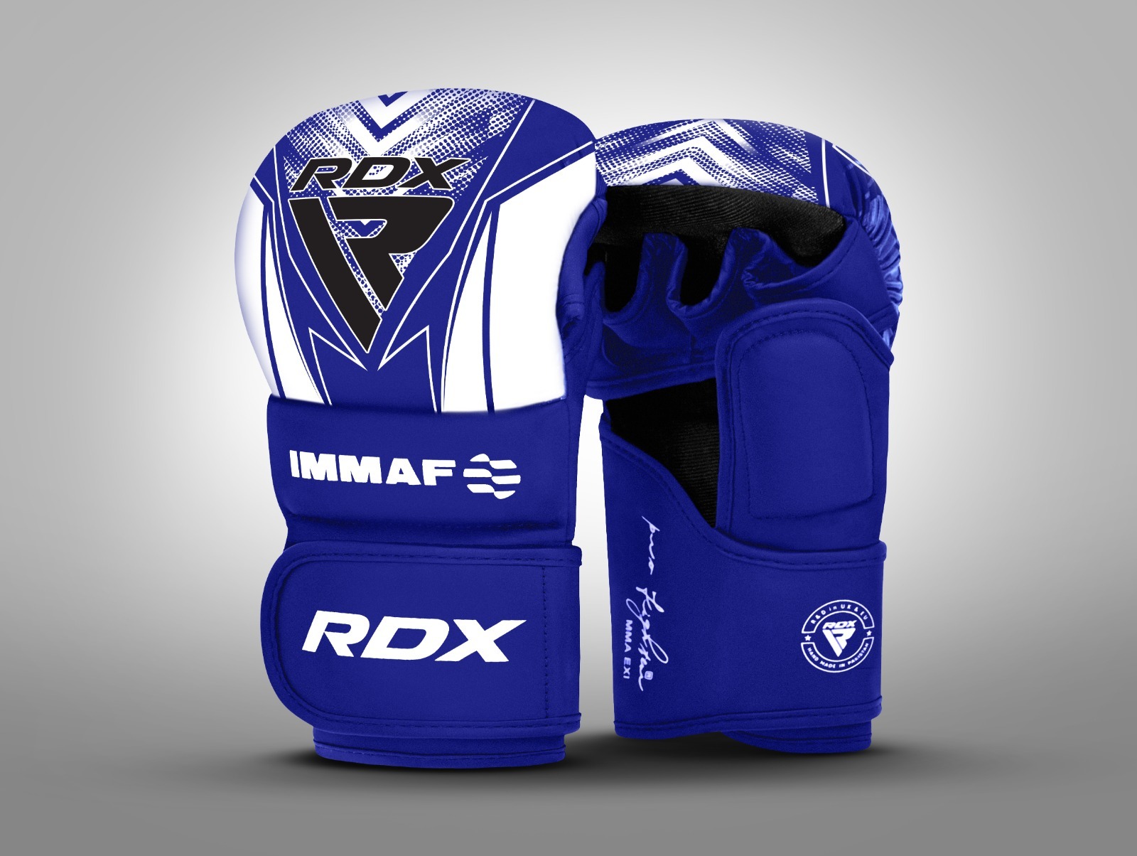 MMA Rukavice za sparing RDX IMMAF Plave