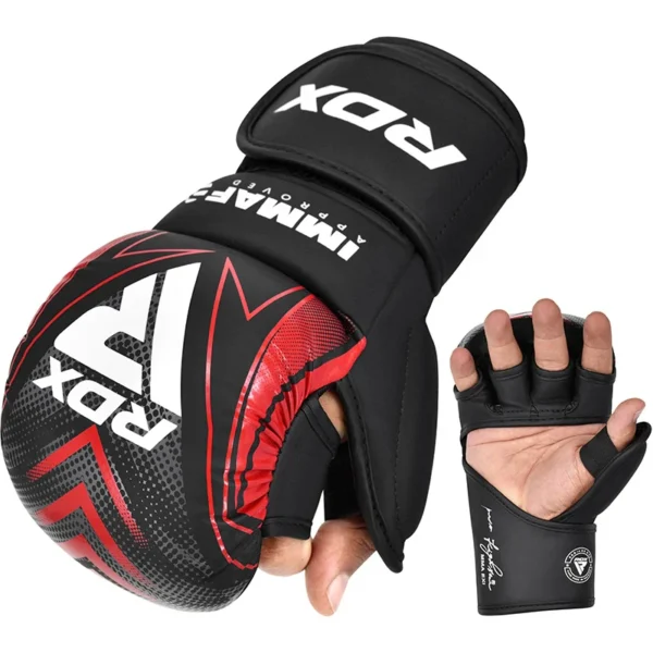 MMA Rukavice za sparing RDX IMMAF Crvene