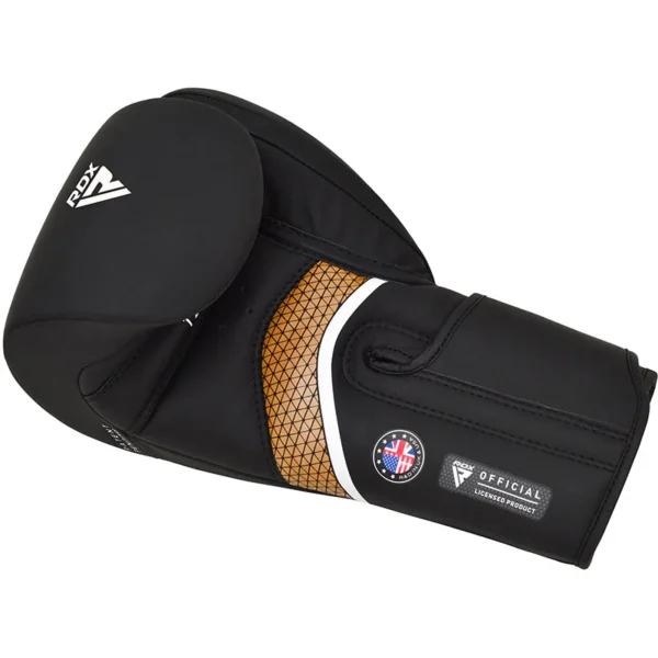 Rukavice za boks RDX Aura Plus Gold 12oz - Image 4