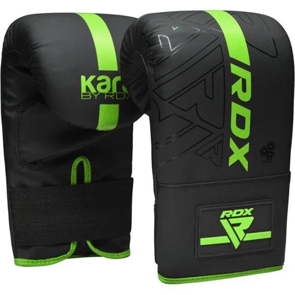 RDX F6 KARA Rukavice za džak 4oz Zelene - Image 2