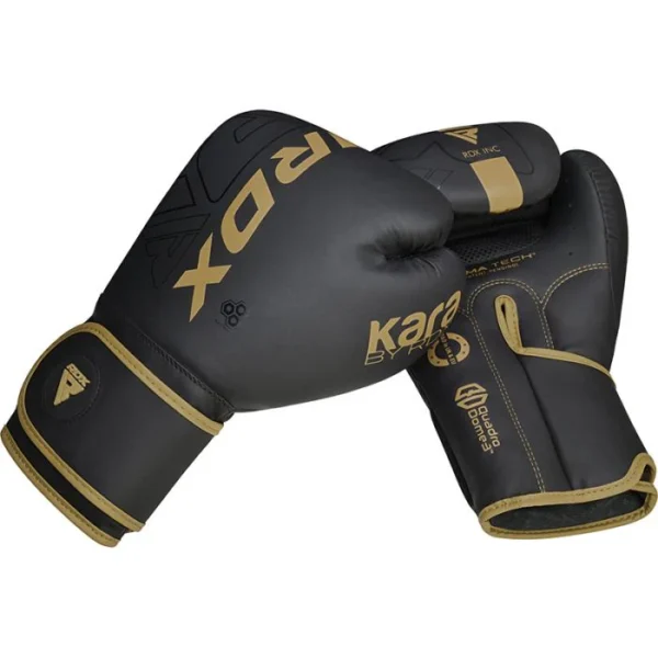 RDX F6 Kara Bokserske Trening rukavice Zlatne - Image 3