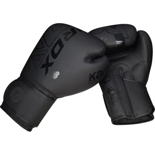 RDX F6 Kara Bokserske Trening rukavice Crne - Image 4