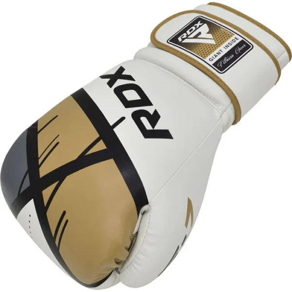 RDX F7 Ego Bokserske rukavice Bele 12oz - Image 3