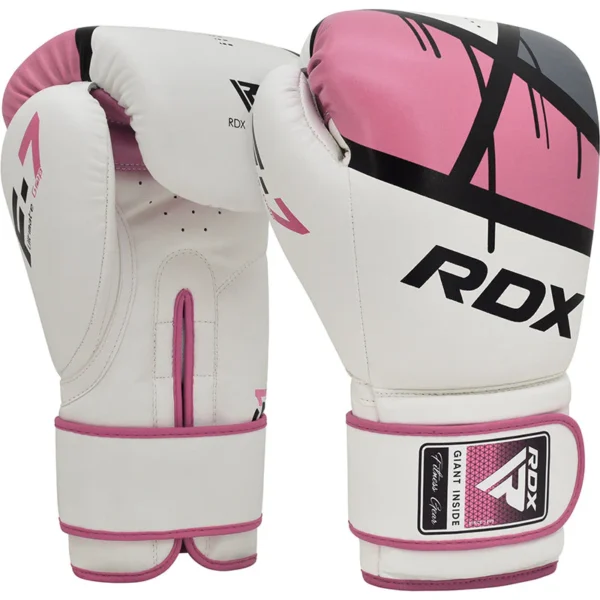 RDX F7 Ego Ženske Bokserske rukavice Roze 12oz - Image 2