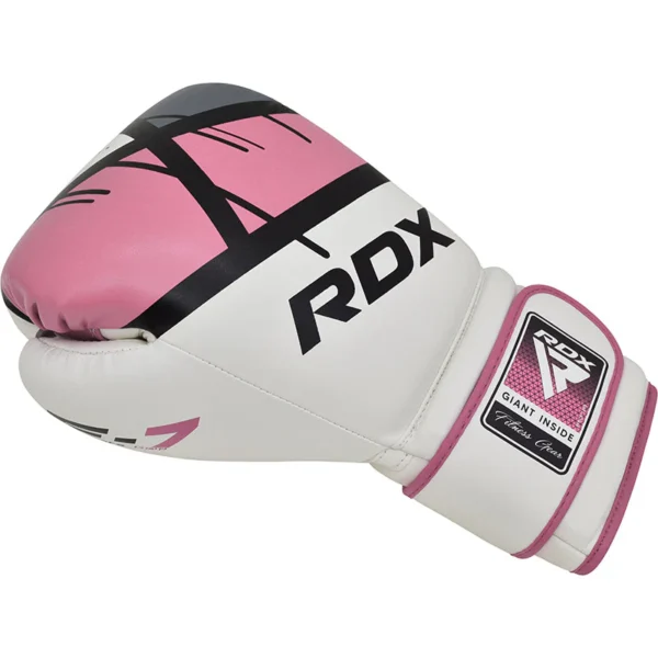 RDX F7 Ego Ženske Bokserske rukavice Roze 12oz - Image 4