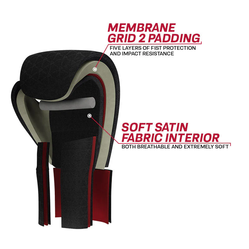 RDX F4 Bokserske sparing Rukavice Plave 12oz - Slika 2