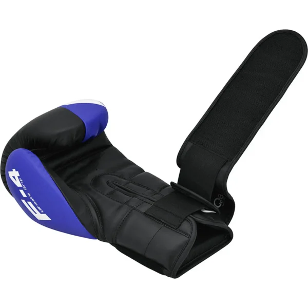 RDX F4 Bokserske sparing Rukavice Plave 12oz - Image 4