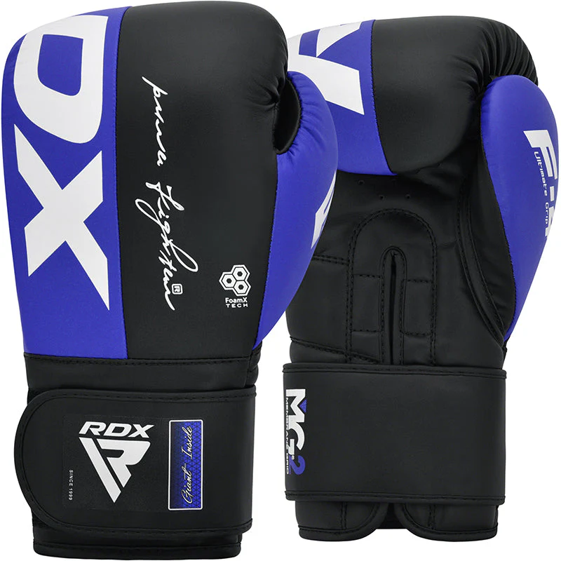 RDX F4 Bokserske sparing Rukavice Plave 12oz