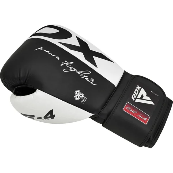 RDX F4 Bokserske sparing Rukavice Bele 12oz - Image 5