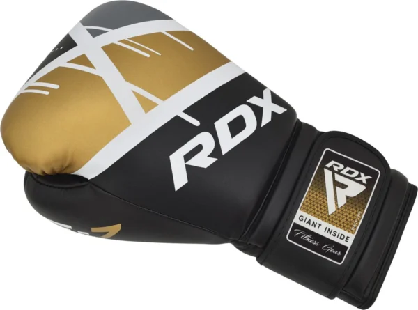 RDX F7 Ego Bokserske rukavice Crne 12oz - Image 4