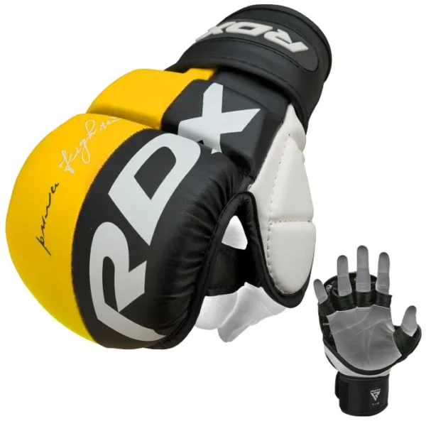MMA Rukavice za sparing RDX T6 Žute - Image 3