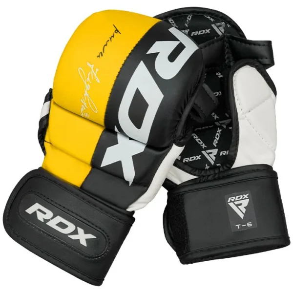 MMA Rukavice za sparing RDX T6 Žute - Image 4