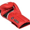 RDX Rukavice za boks Aura Plus Crvene 12oz - Slika 4