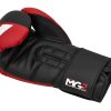 RDX F4 Bokserske sparing Rukavice Crvene 12oz - Slika 4