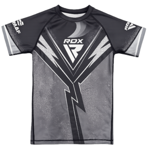 RDX IMMAF rash guard kompresivna majica crna prednja strana